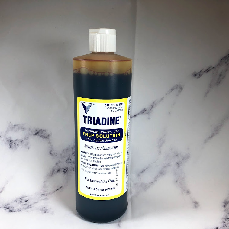 Medline Povidone-Iodine PVP Prep Solutions - 16 oz. Bottle